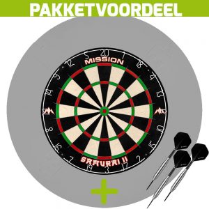 Mission Samurai 2 + EVA Surround (Grijs) + 1 Set Brass Darts