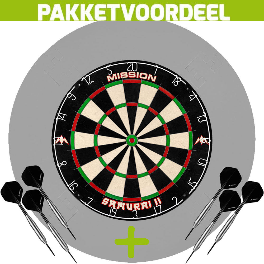 Dartbord-Surround-Voordeelpakket-EVA-Surround-Grijs-2-Sets-Brass-2