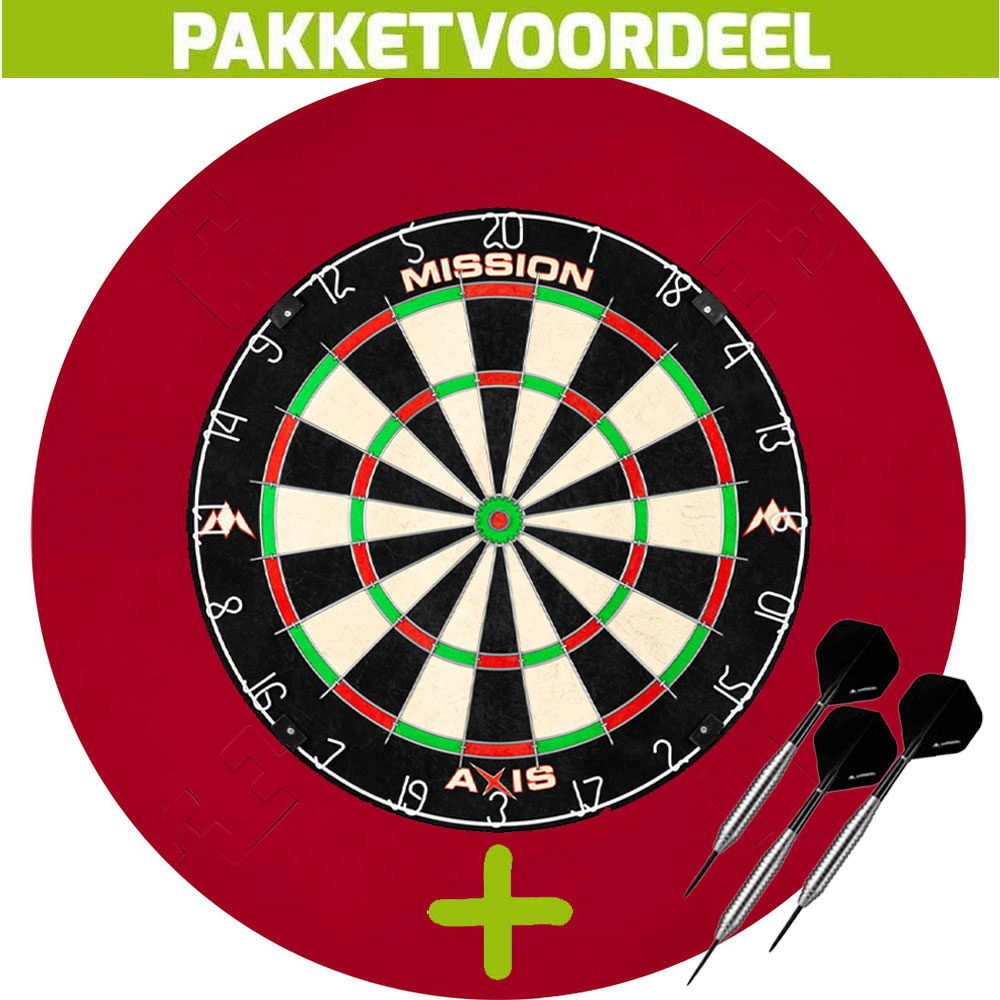Dartbord-Surround-Voordeelpakket-Mission-Axis-Eva-Surround-Rood-1-Set-Bras