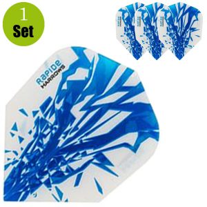 Harrows Rapide Dartflights – baby-blauw