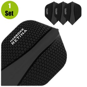 Harrows Retina Dartflights – Zwart