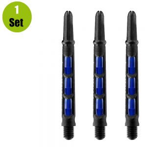 Harrows Supergrip Carbon ST DartShafts – Blauw – In Between – (1 Set)