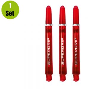 Harrows Supergrip Dart Shafts – Rood – Medium – (1 Set)