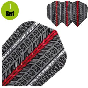 Harrows Supergrip Dartflights – Rood