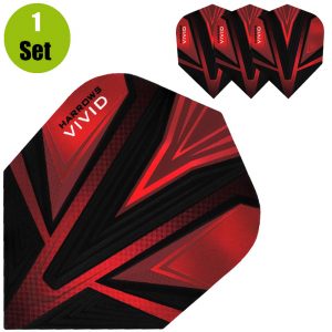 Harrows Vivid Dartflights – Rood