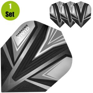 Harrows Vivid Dartflights – Zwart