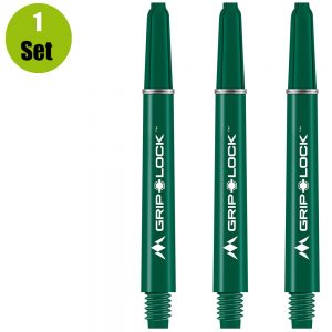 Mission Grip Lock Dart Shafts – Groen – Short – (1 Set)