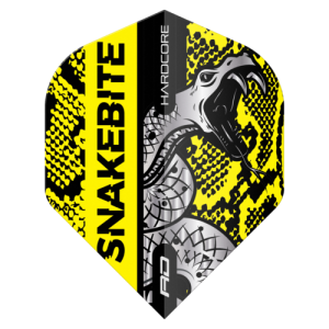 Reddragon Snakebite Hardcore Coiled Snake Dart Flights – Geel